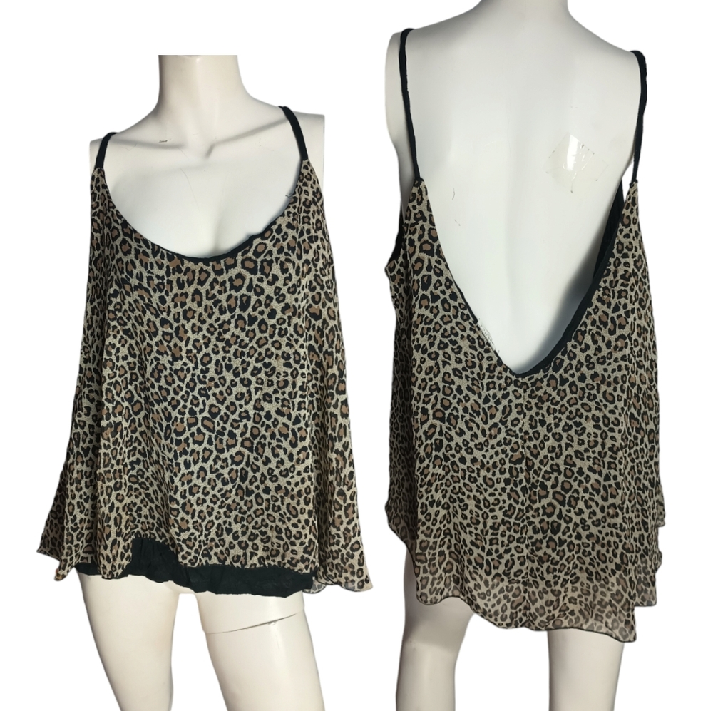Neblina by urban episode leopard blouse